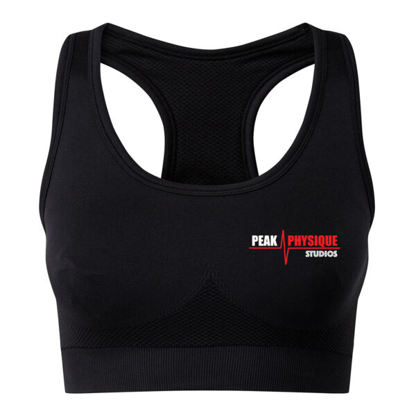 Peak Physique  - Women's Seamless '3D Fit Sculpt Solid Colour Bra Thumbnail