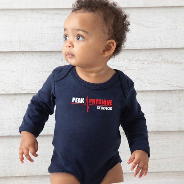 Peak Physique  - Baby organic long sleeve bodysuit Thumbnail