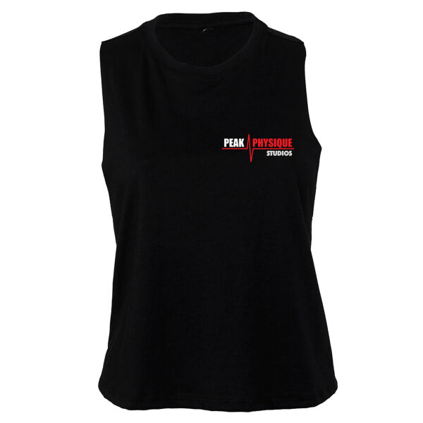 Peak Physique  - Women's Racerback Cropped Tank Thumbnail